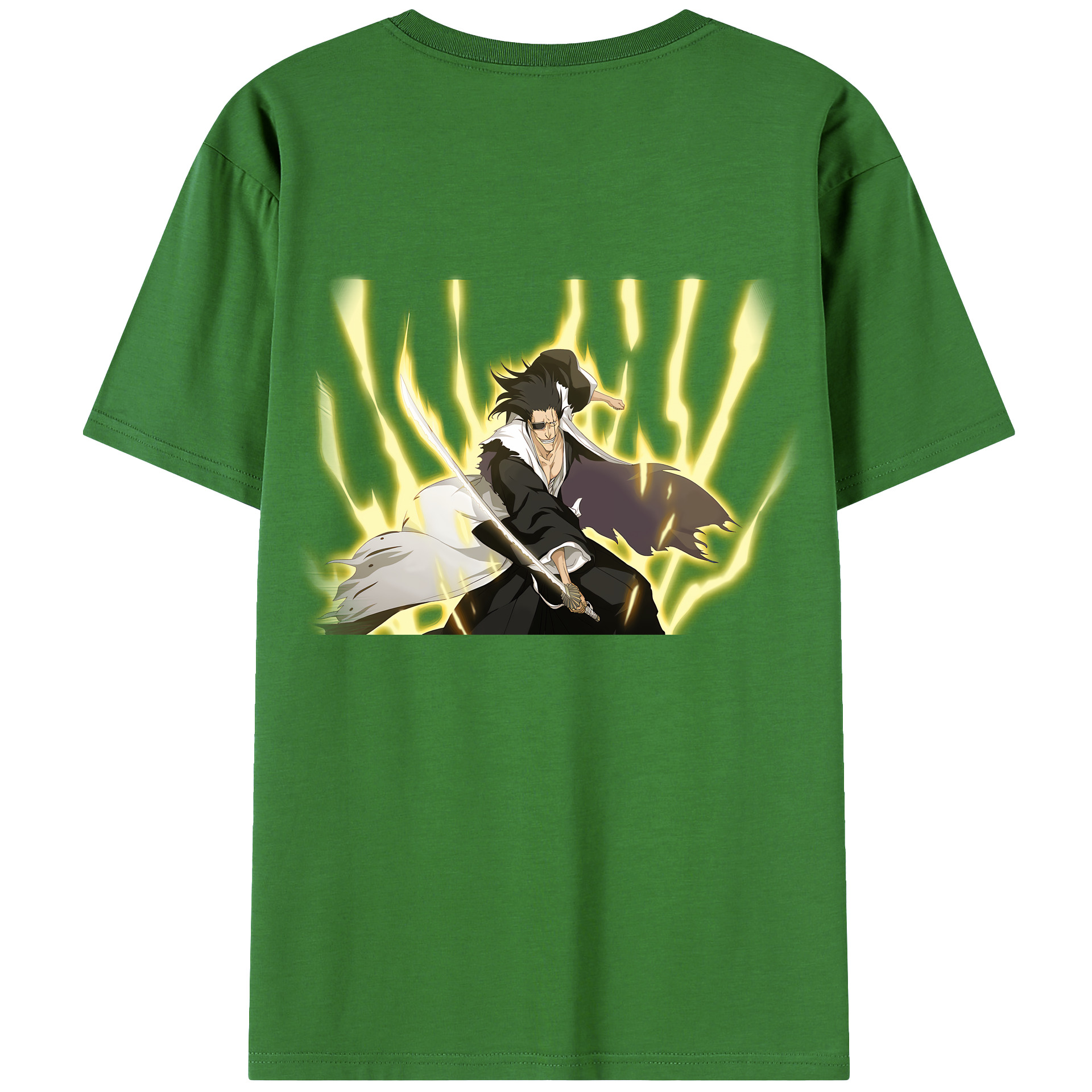 （画像用） ブリーチ ざらき けんぱち BLEACH Zaraki Kenpachi レディース半袖Tシャツ(バックプリント)